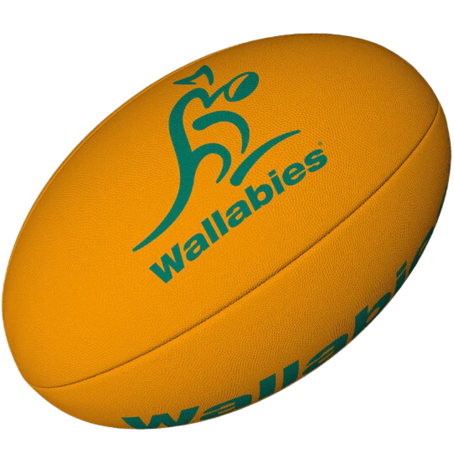 Gilbert Wallabies Supporter Rugby Ball - Size 5