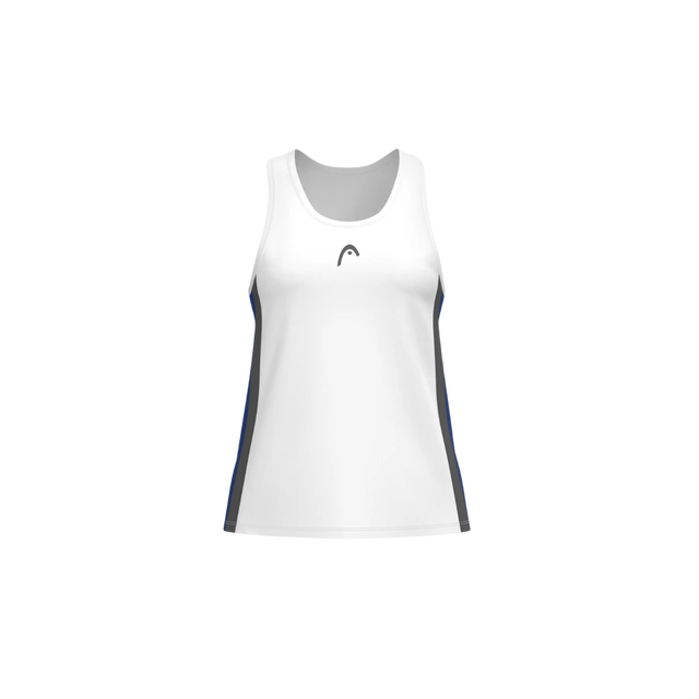 HEAD Club 25 Tech Womens Tank Top (Royal Blue/White)