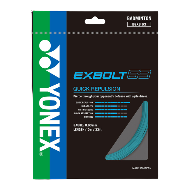 Yonex Exbolt 63 Badminton String (10m Single Packet)