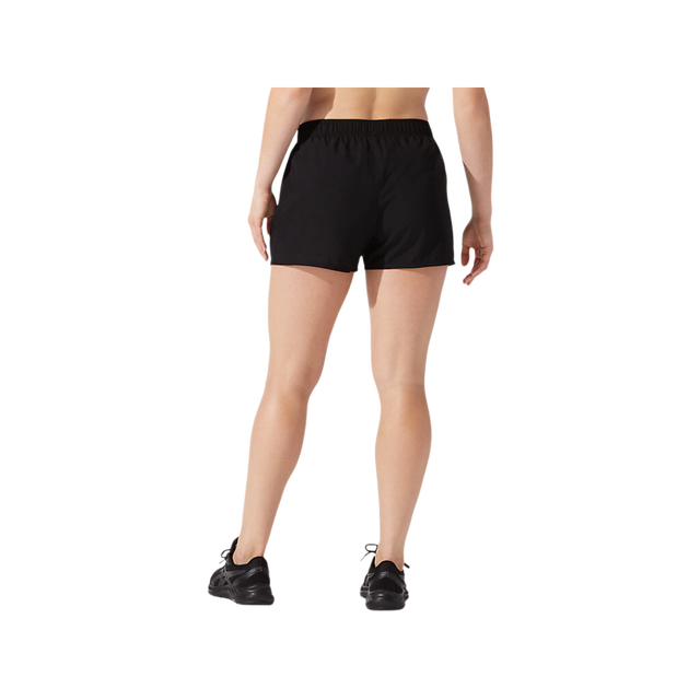 ASICS Silver 4IN Womens Shorts (Performance Black)