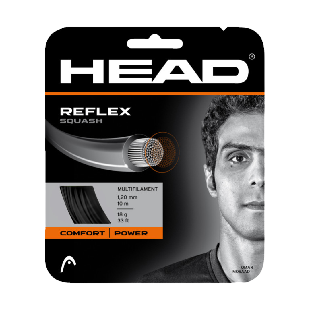 HEAD Reflex Squash String Gauge 18 1 20 10m Single Packet head-reflex-squash-string-gauge-18-1-20-10m-single-packet
