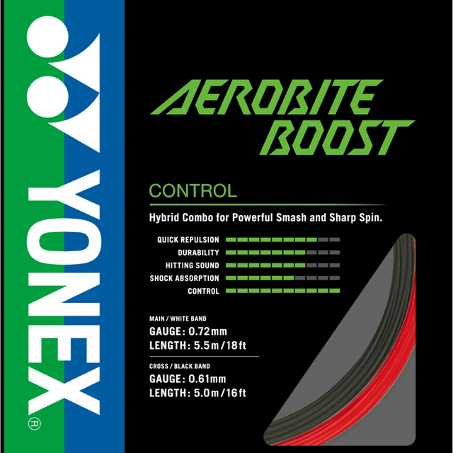 Yonex Aerobite Boost Badminton String (10m Single Packet)