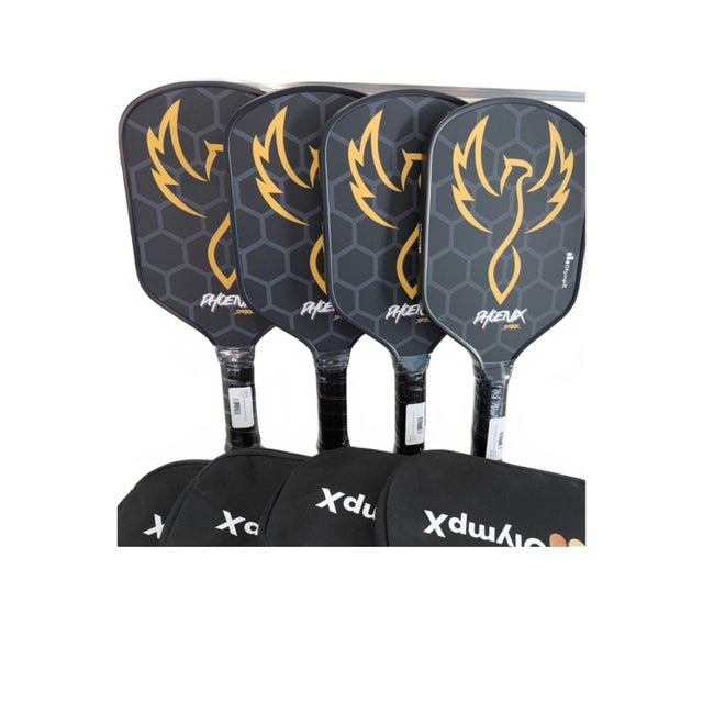 Pickleball Four Paddle Set - 16mm OlympX Phoenix - Free Cover