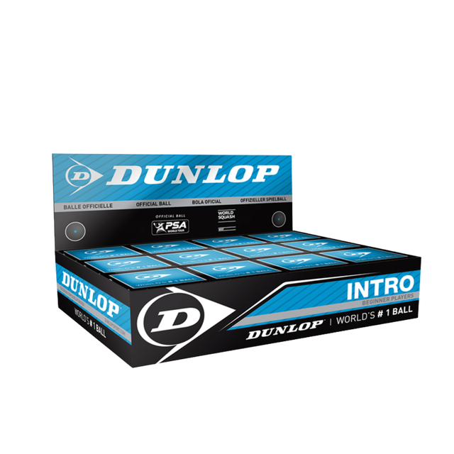 Dunlop Intro Blue Dot Squash Ball (1 Ball)
