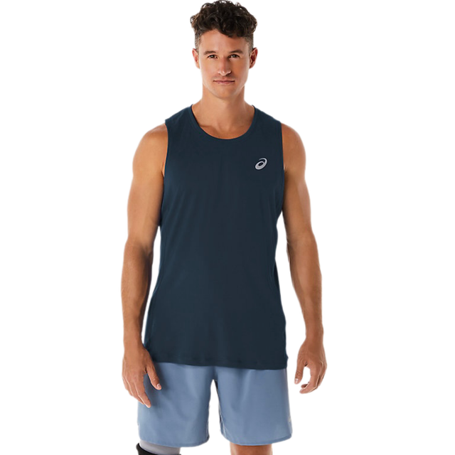 ASICS Silver Singlet - Mens