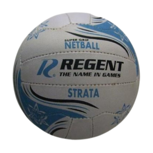 Regent Strata Netball Blue ball (Size 4)