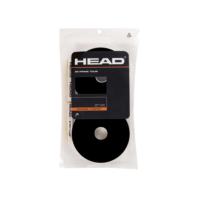 HEAD Prime Tour Grips 30 Pack - Black