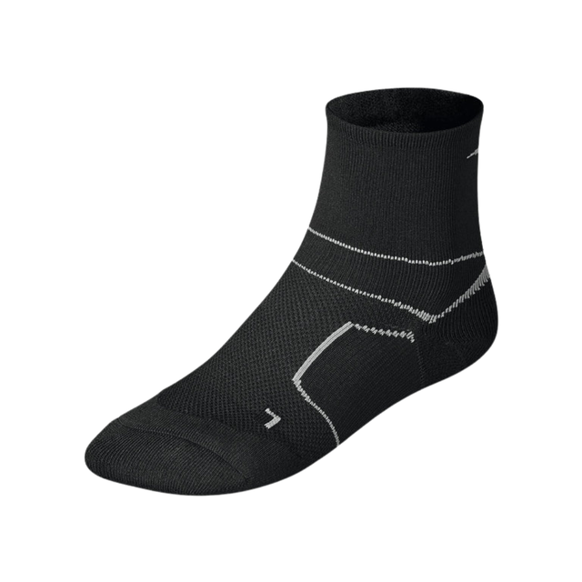 Mizuno DryLite Endura Trail Sock (Black/Grey)