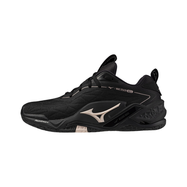 Mizuno Wave Stealth Neo 2 Women Netball Shoe Wide (Black/Rose Gold)