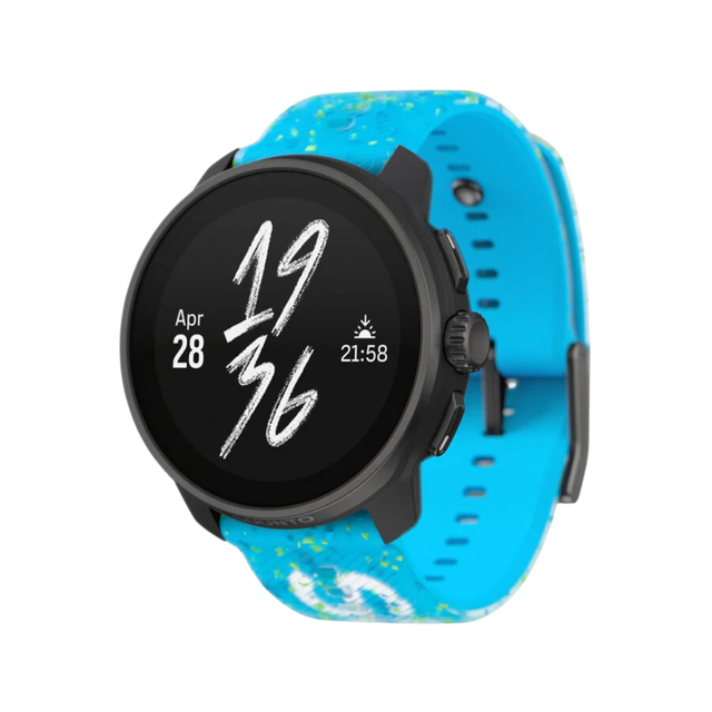 SUUNTO Race S Sport Watch (Stainless Steel Power Blue)