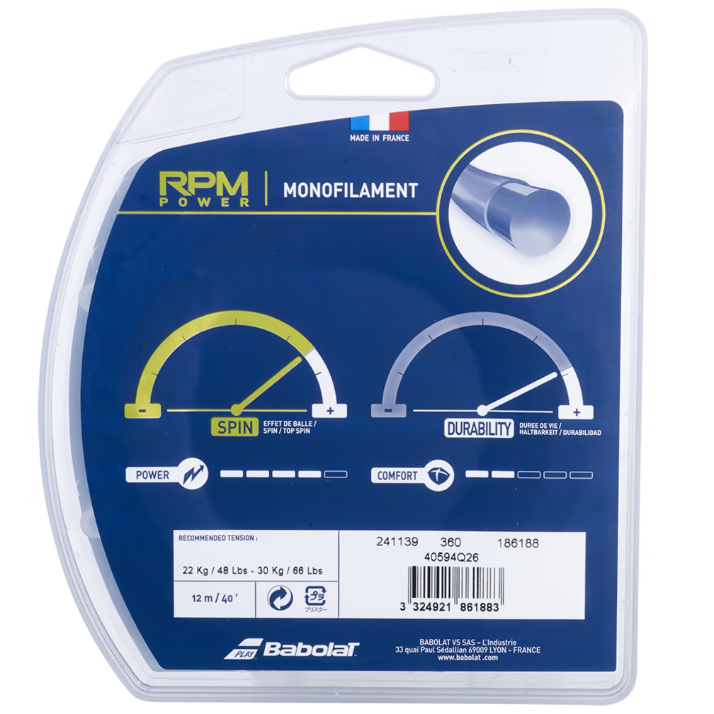 BABOLAT RPM Power 12 Meter Tennis String